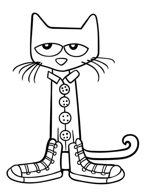 free printable pete the cat coloring pages|pete the cat free images.